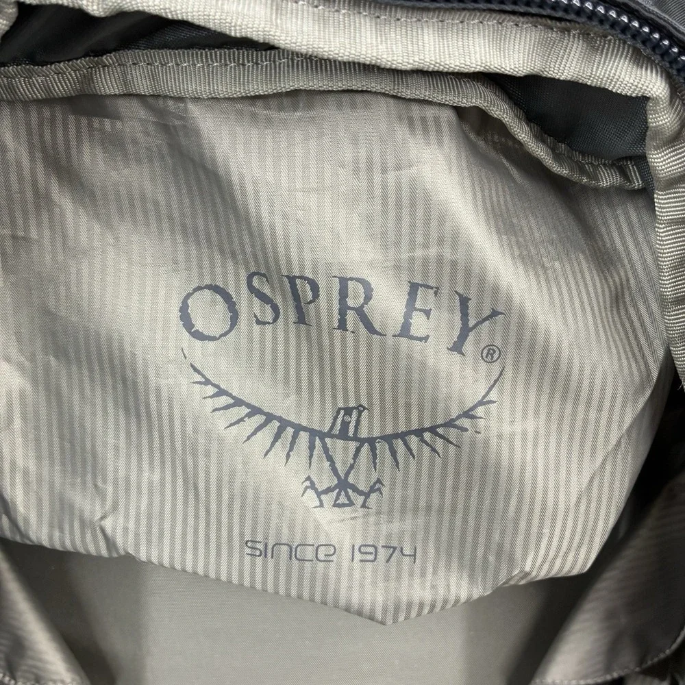 Osprey Meridian Wheeled Convertible Luggage Backpack Gray Carry On Travel Bag